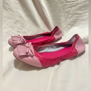 Tommy Hilfiger Pink Bow Slip-On Flats